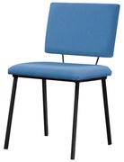 Cadeira Decorativa Sala de Jantar Fennel Linho Azul Jeans G17 - Gran Belo