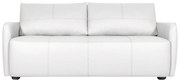 Sofá Decorativo Sala de Estar Lily 2 Lugares 160cm Couro Branco G34 - Gran Belo