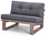 Sofa Modular Dori Linho Brooks Chumbo Base Drift - 73570 Sun House