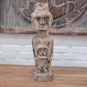 Escultura Primitiva Pátina 50cm | Bali