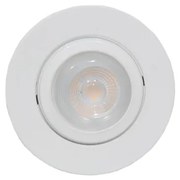 Plafon Embutir Aluminio Branco 12cm