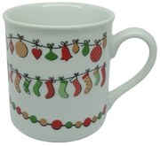 Caneca Natal 250Ml Porcelana Schmidt - Mod D