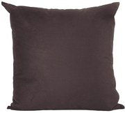 Capa Almofada Suede Marrom 50x50cm - LISO