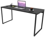 Mesa de Escritório Office 150cm Estilo Industrial Prisma Preto C08 Oni