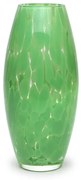 Vaso Oliva G Cacos Verde Murano Cristais Cadoro