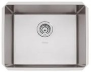 Cuba de Embutir Quadrum 50 U Undermount Tramontina 50x40x20 cm Aço Inox Acetinado