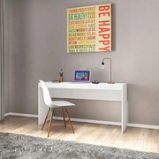 Mesa Escrivaninha Home Office Escritório ME 401 Branco