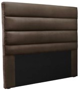 Cabeceira Cama Box Casal 140 cm Arles Veludo Marrom S04 - D'Rossi