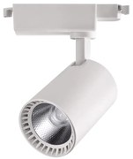 Spot Para Trilho Eletrificado 24W Led 3000K Ip20 Branco Bivolt Ø8,9X14... (Branco)