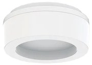 Plafon Led Sobrepor Redondo 4w Branco Luz Amarela