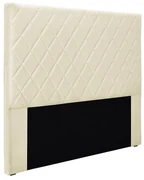 Cabeceira Cama Box Solteiro 90 cm Dubai Linho Pérola S04 - D'Rossi