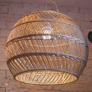 Luminária de Teto em Rattan 45cm | Bali