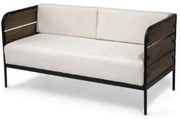 Sofa Class 2 Lugares Cru Base Imbuia 145cm - 62546 Sun House