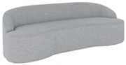 Sofá 2 Lugares para Sala de Estar Living 150cm Theo D06 Linho Cinza Cl