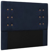 Cabeceira Cama Box Casal King 195cm Gênova Suede Azul Marinho - Sheep Estofados - Azul escuro