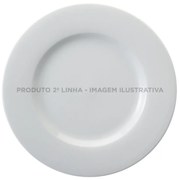 Prato Raso 28 Cm Porcelana Schmidt - Mod. Aba Larga 2° Linha