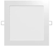 Plafon Led Branco Embutir Quadrado 24w Luz Neutra 4000k