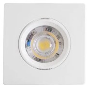 Plafon Led Embutir Quadrado Branco 3w 3000k