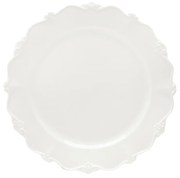 Jogo 6 Pratos Sobremesa Porcelana Fancy Branco 20cm 18089 Wolff