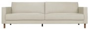 Sofa Lana 2 Lugares Linho Cru Pes Nozes 160cm - 73740 Sun House