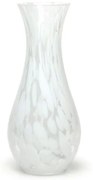 Vaso 83 Cacos Branco Murano Cristais Cadoro