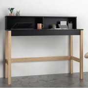 Mesa para Computador Escrivaninha Aparador Preto Pinus