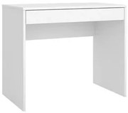 Mesa Para Computador Escrivaninha 1 Gaveta Facility D02 Branco - Mpoze