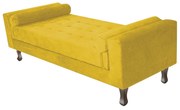 Recamier Baú Félix Solteiro 160 cm Suede - ADJ Decor