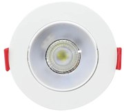 Spot De Embutir Redondo 5W 3000K Led Bivolt Ø8,6X2,5Cm | Opus Eco 3272...