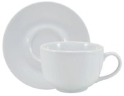 Xicara Jumbo Com Pires 345 Ml Porcelana Schmidt - Mod. Sofia