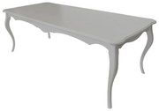 Mesa de Jantar Vintage - 8 Lugares - 2,2m - Cinza Claire Provençal Kleiner