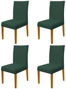 Kit 4 Cadeiras de Jantar Milan Veludo Verde Bandeira