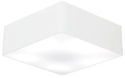 Plafon Para Banheiro Quadrado SB-3050 Cúpula Cor Branco