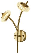 Arandela Torcello 33X20Cm Led 6W 3000K Bivolt Dourado Escovado - Usina...