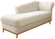 Recamier Vanessa 140cm Lado Esquerdo Corano Bege - ADJ Decor