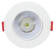 Spot De Embutir Redondo 5W 4000K Led Bivolt Ø8,6X2,5Cm | Opus Eco 3604...