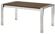 Mesa de Jantar Duda com Tampo MDF Tabaco Base Cromada 178cm - 55721 Sun House