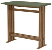 Mesa Bistrô Retangular Verde Musgo - Wood Prime MP 33218