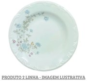 Prato Fundo 23Cm Porcelana Schmidt - Dec. E651 2° Linha