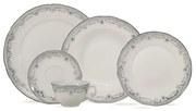 Aparelho Jantar E Chá 30 Peças Porcelana Schmidt - Dec. Saint Germain Izabel 2339