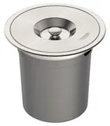 Lixeira de Embutir Tramontina Clean Round em Aço Inox com Balde Plástico 5 L