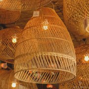 Luminária de Teto em Rattan | Bali