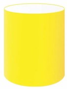 Cúpula Abajur Cilíndrica Cp-7001 Ø13x15cm - Amarelo