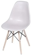 Cadeira Eames Polipropileno Fendi Base Madeira - 32065 Sun House