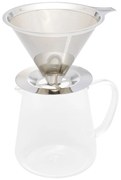 Cafeteira De Vidro Borossilicato Com Filtro Inox 750ml 29426 Wolff