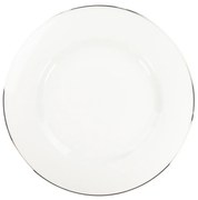 Prato Raso 30 Cm Porcelana Schmidt - Dec. Filetado Prata Itamaraty 0012