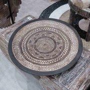 Mandala Decorativa em Madeira 60cm | Timor