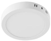 Plafon Led Sobrepor Redondo Branco 12w 110 3000k