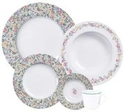 Aparelho de Jantar Tramontina Dalina Porcelana Decorada 20 Peças
