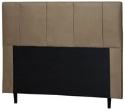 Cabeceira Donna Para Cama Box King 193 cm Suede Bege -  D'Rossi